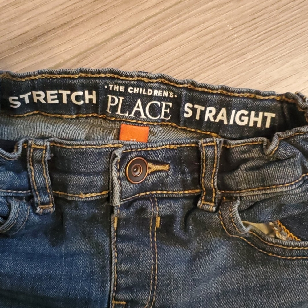 The Children's Place dark wash straight jeans - Picture 2 of 3